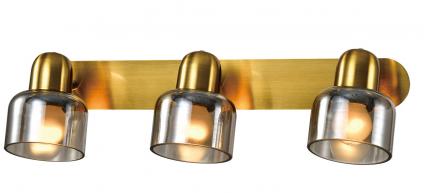 Спот 21810/3 BRASS латунь 3x40W E27 h135, 24